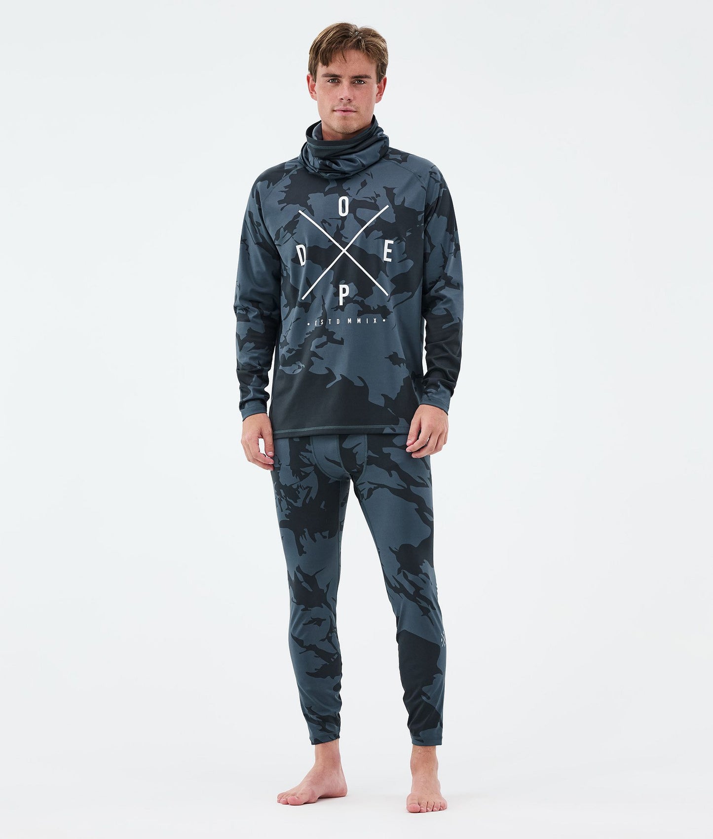 Base Layer Top Men 2X-Up Metal Blue Camo