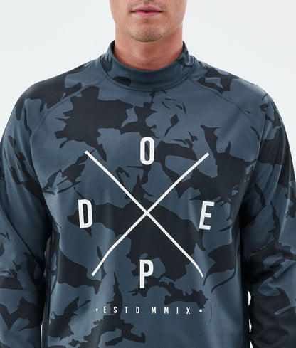 Base Layer Top Men 2X-Up Metal Blue Camo