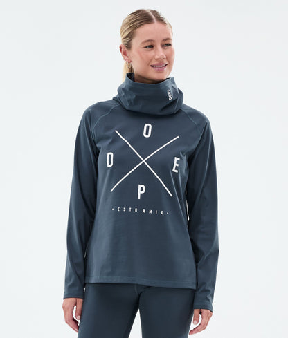 Base Layer Top Women 2X-Up Grey Camo