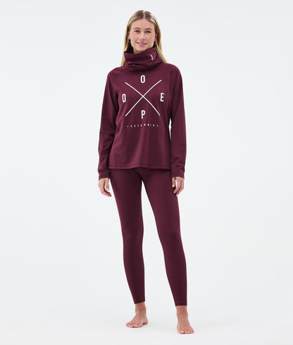 Base Layer Top Women 2X-Up Burgundy