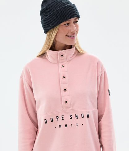 Fleece Sweater Women Soft Pink