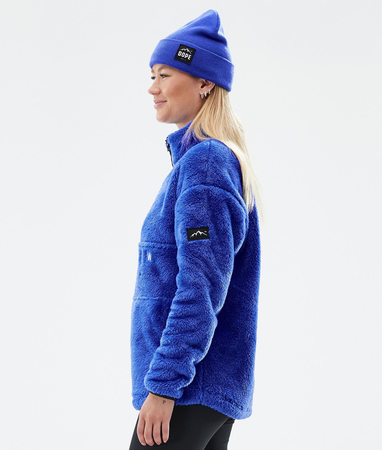 Fleece Sweater Women Cobalt Blue