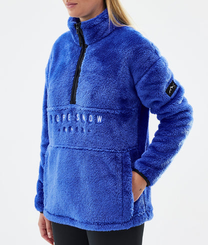 Fleece Sweater Women Cobalt Blue