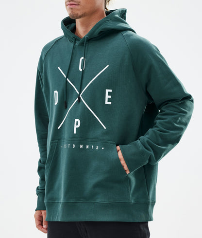 Hoodie Men 2X-Up Bottle Green
