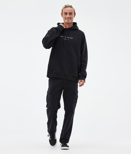 Hoodie Men Silhouette Black