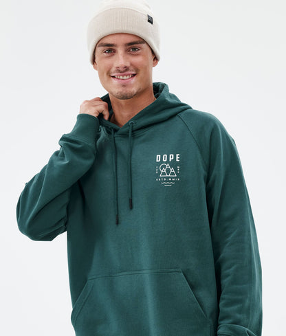 Hoodie Men Summit Bottle Green