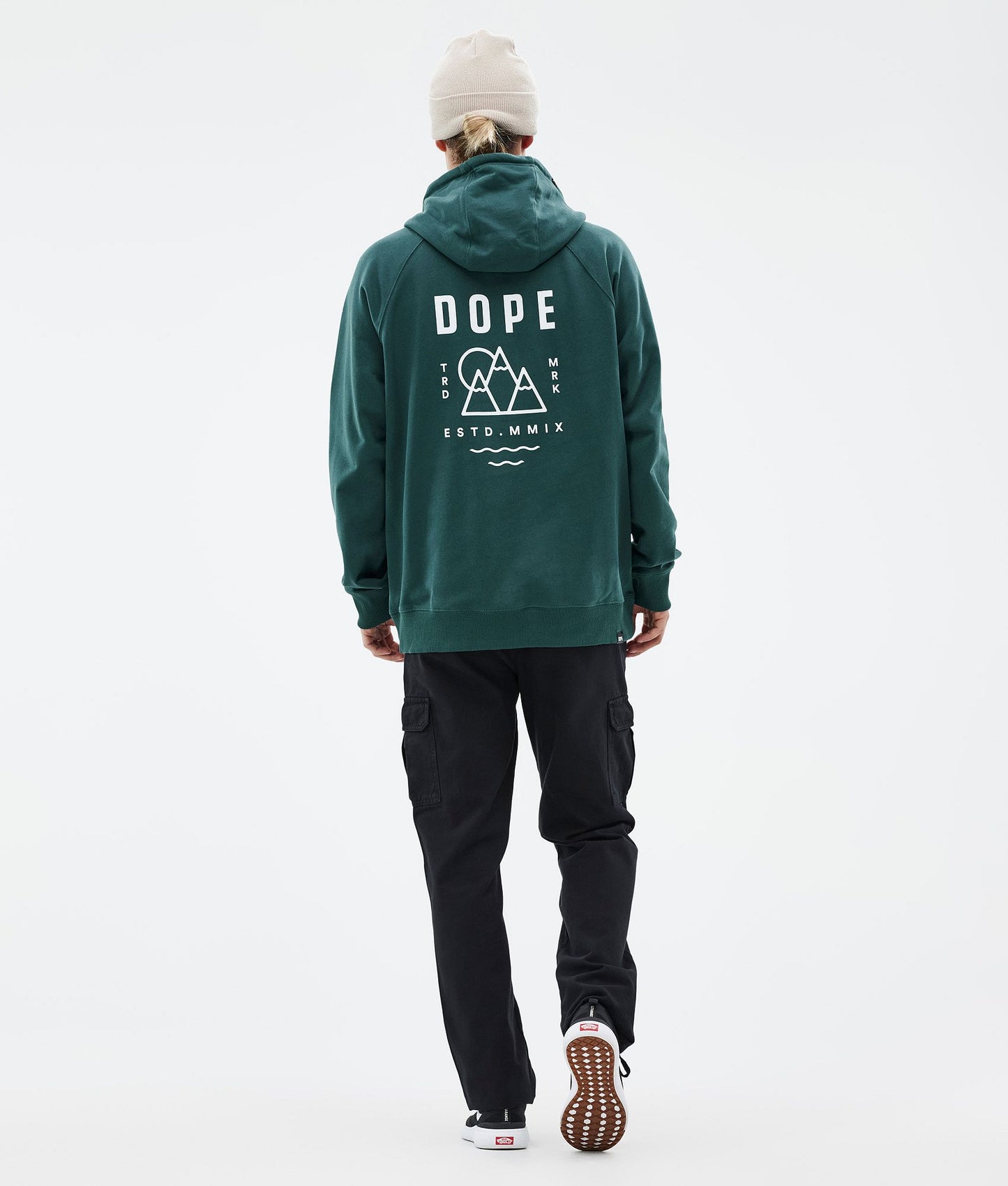 Hoodie Men Summit Bottle Green