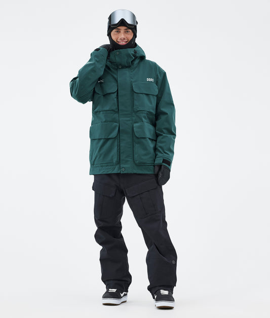 Snowboard Jacket Men Bottle Green