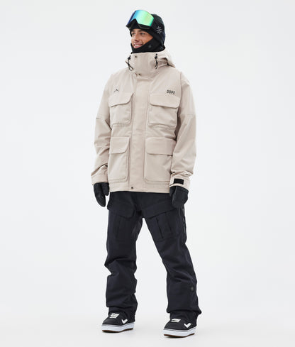 Snowboard Jacket Men Sand
