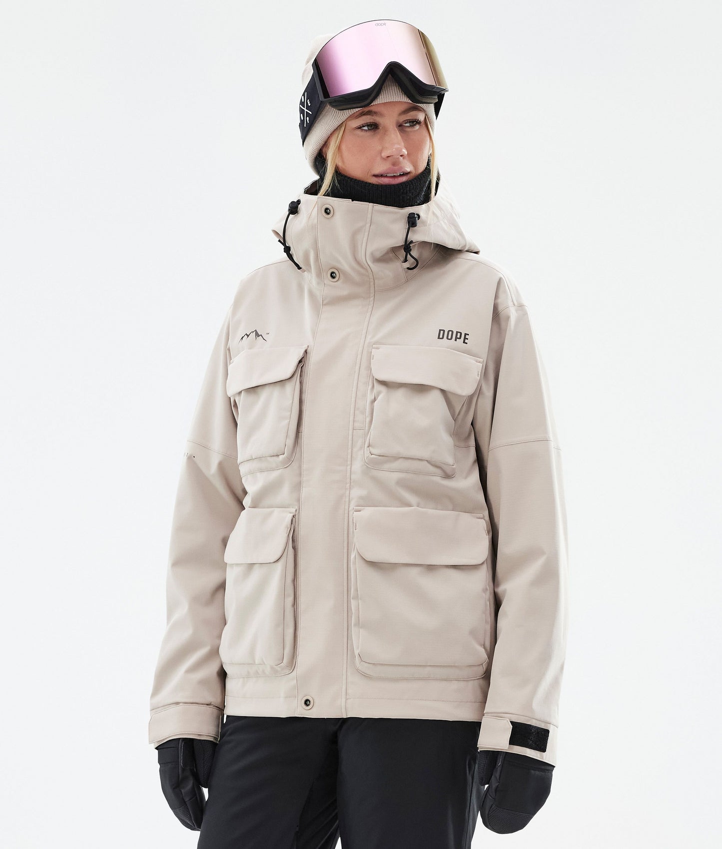 Snowboard Jacket Women Sand