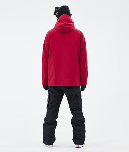 Snowboard Jacket Men Deep Red