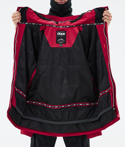 Snowboard Jacket Men Deep Red