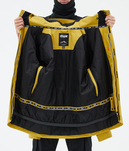Snowboard Jacket Men Yellow