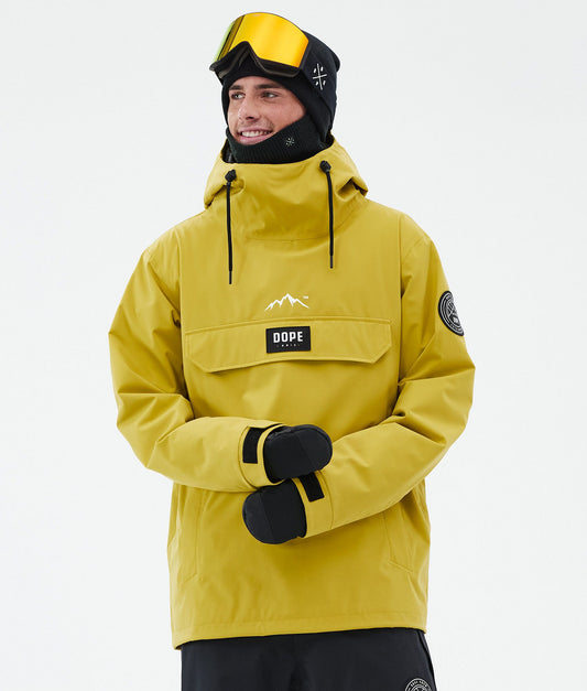 Snowboard Jacket Men Yellow