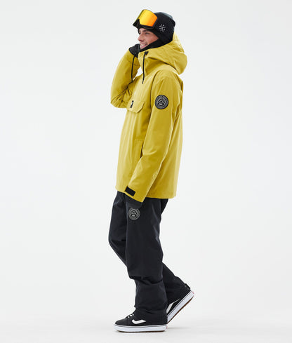 Snowboard Jacket Men Yellow