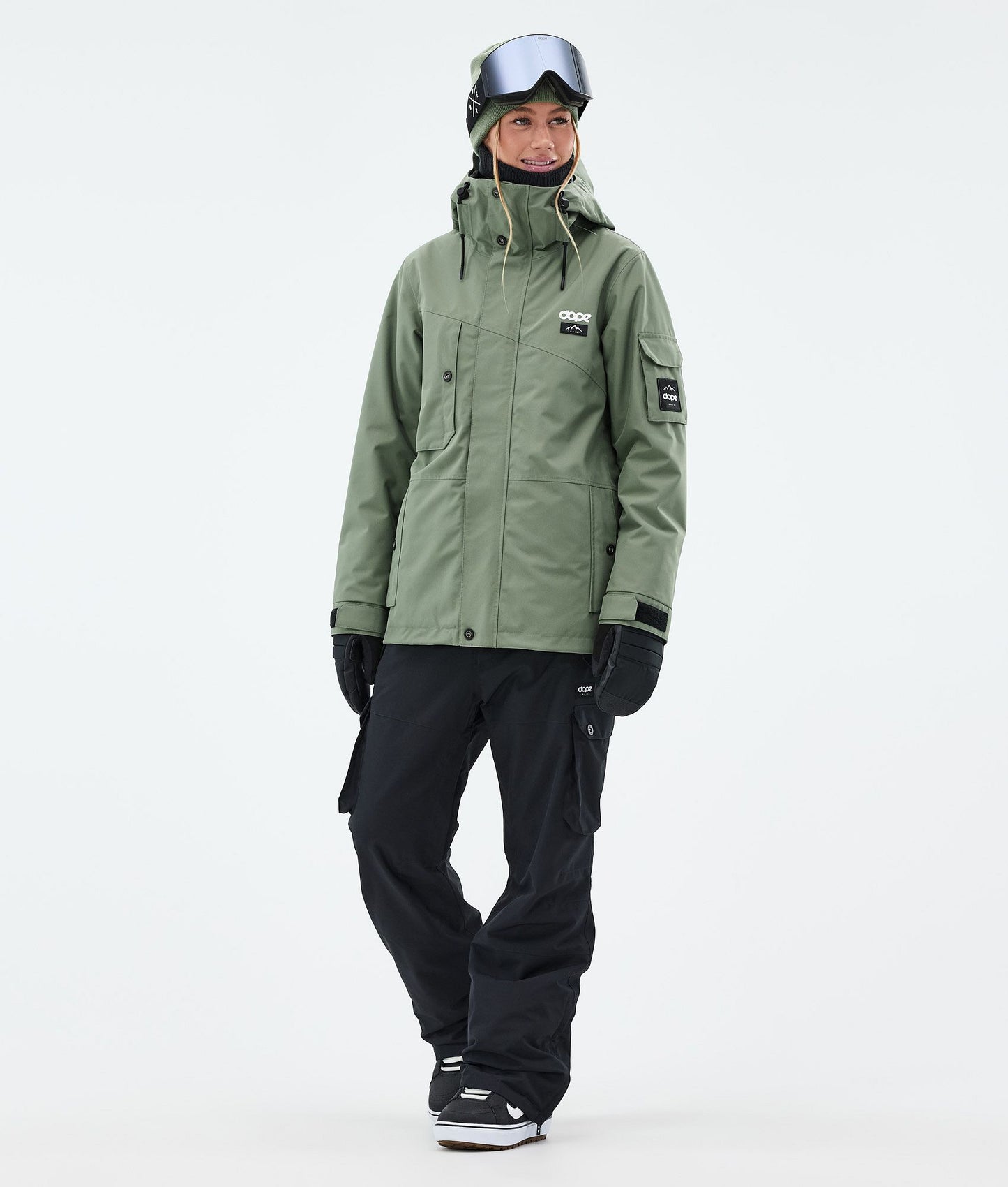 Snowboard Jacket Women Moss Green