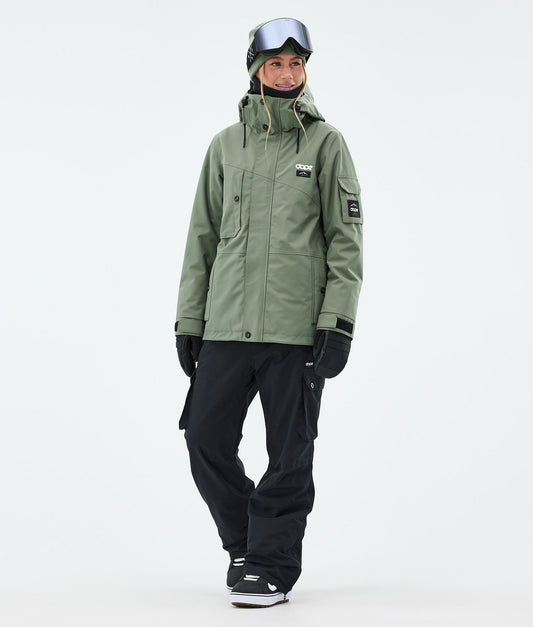 Snowboard Jacket Women Moss Green