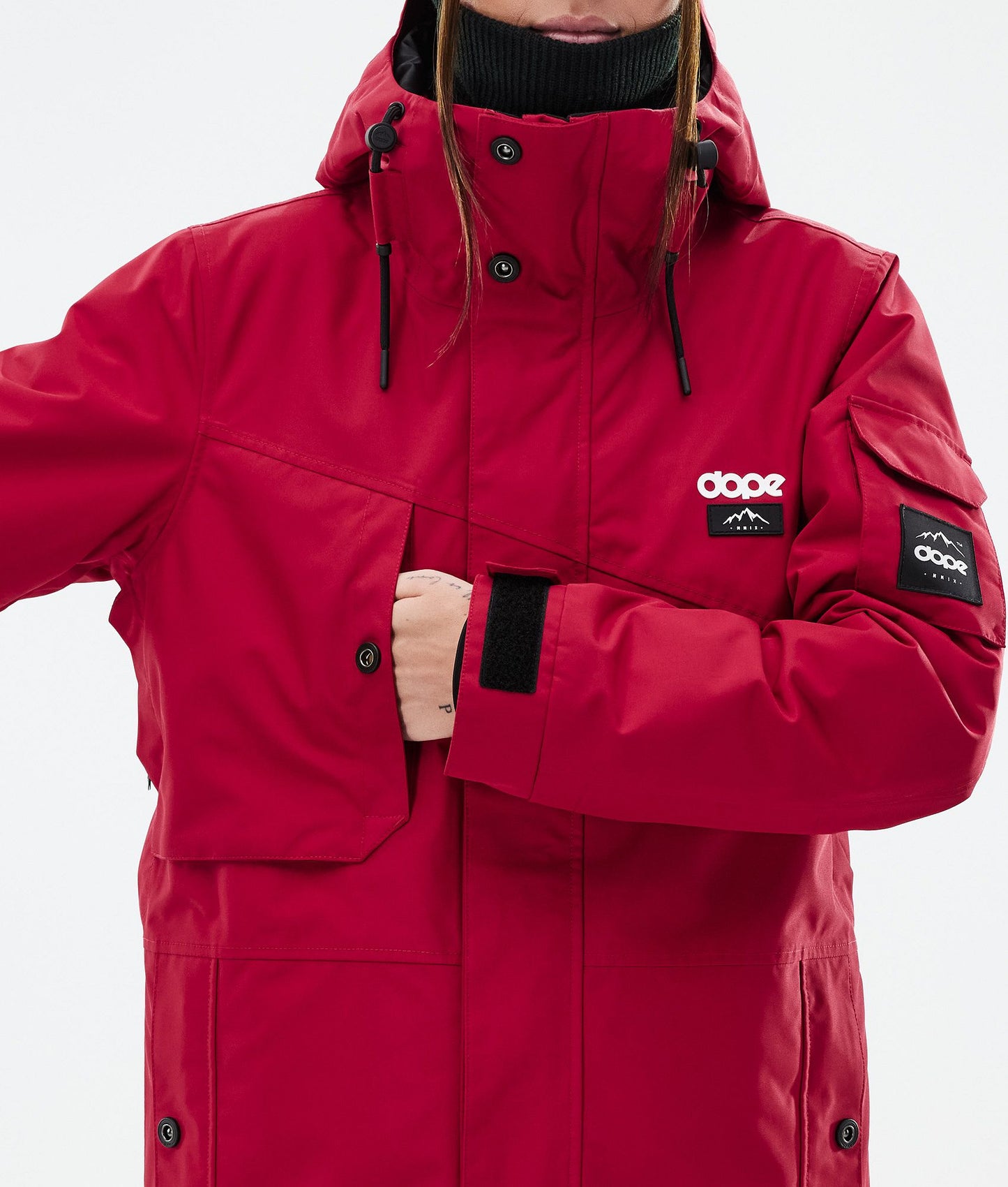 Snowboard Jacket Women Deep Red