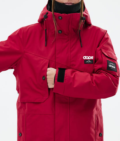 Snowboard Jacket Women Deep Red