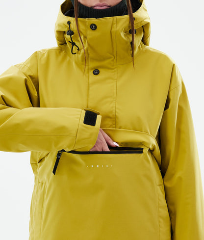 Snowboard Jacket Women Yellow
