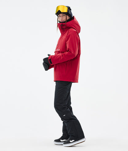 Snowboard Jacket Women Deep Red