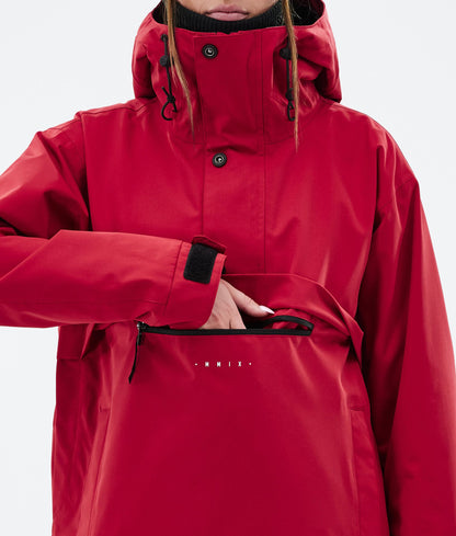 Snowboard Jacket Women Deep Red