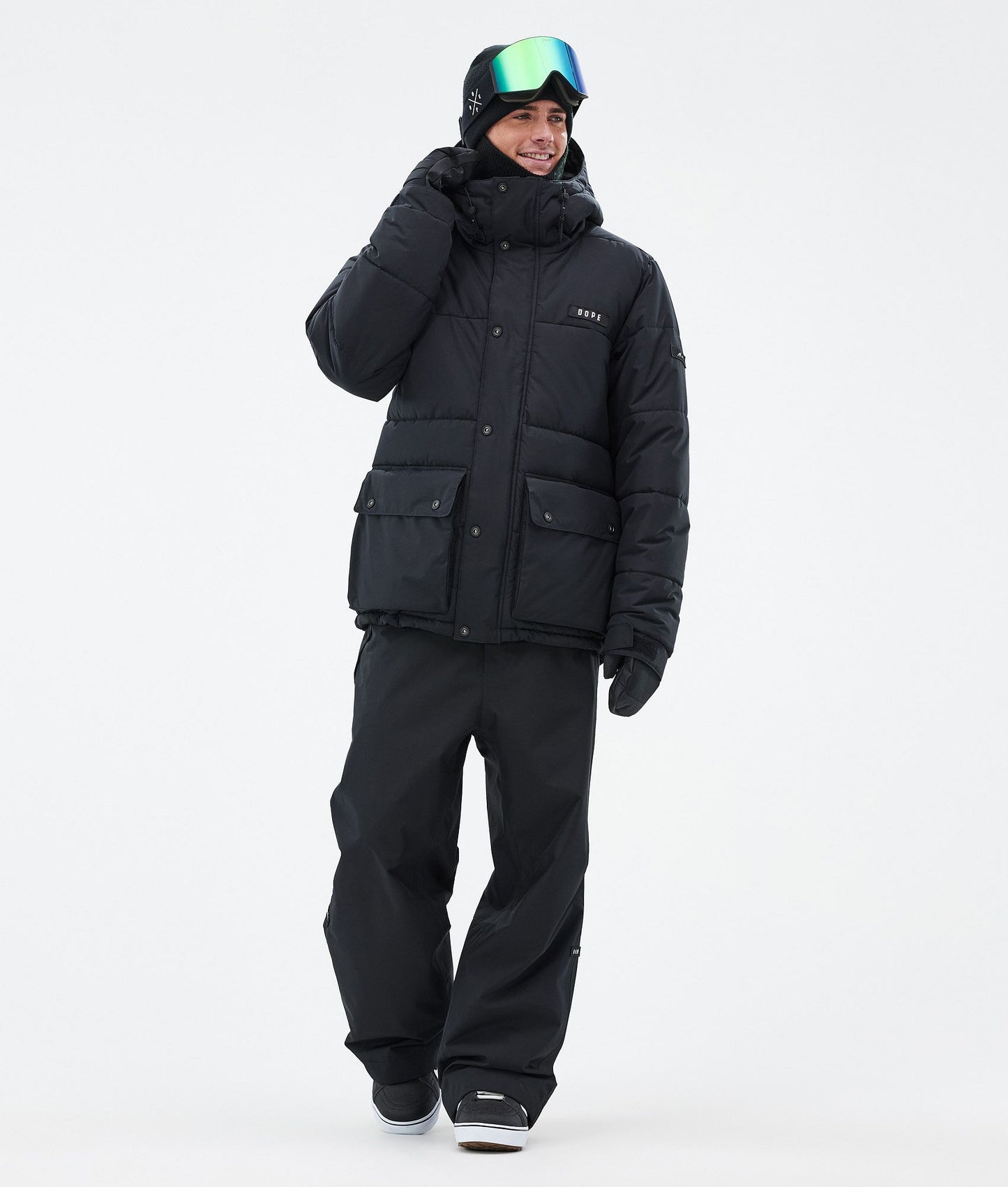 Snowboard Jacket Men Black