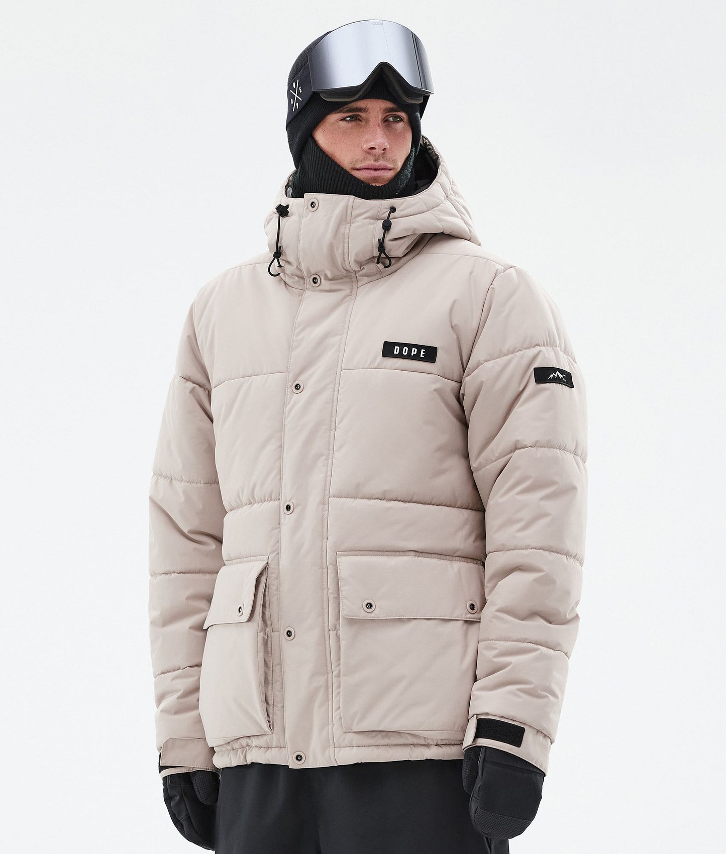 Snowboard Jacket Men Sand