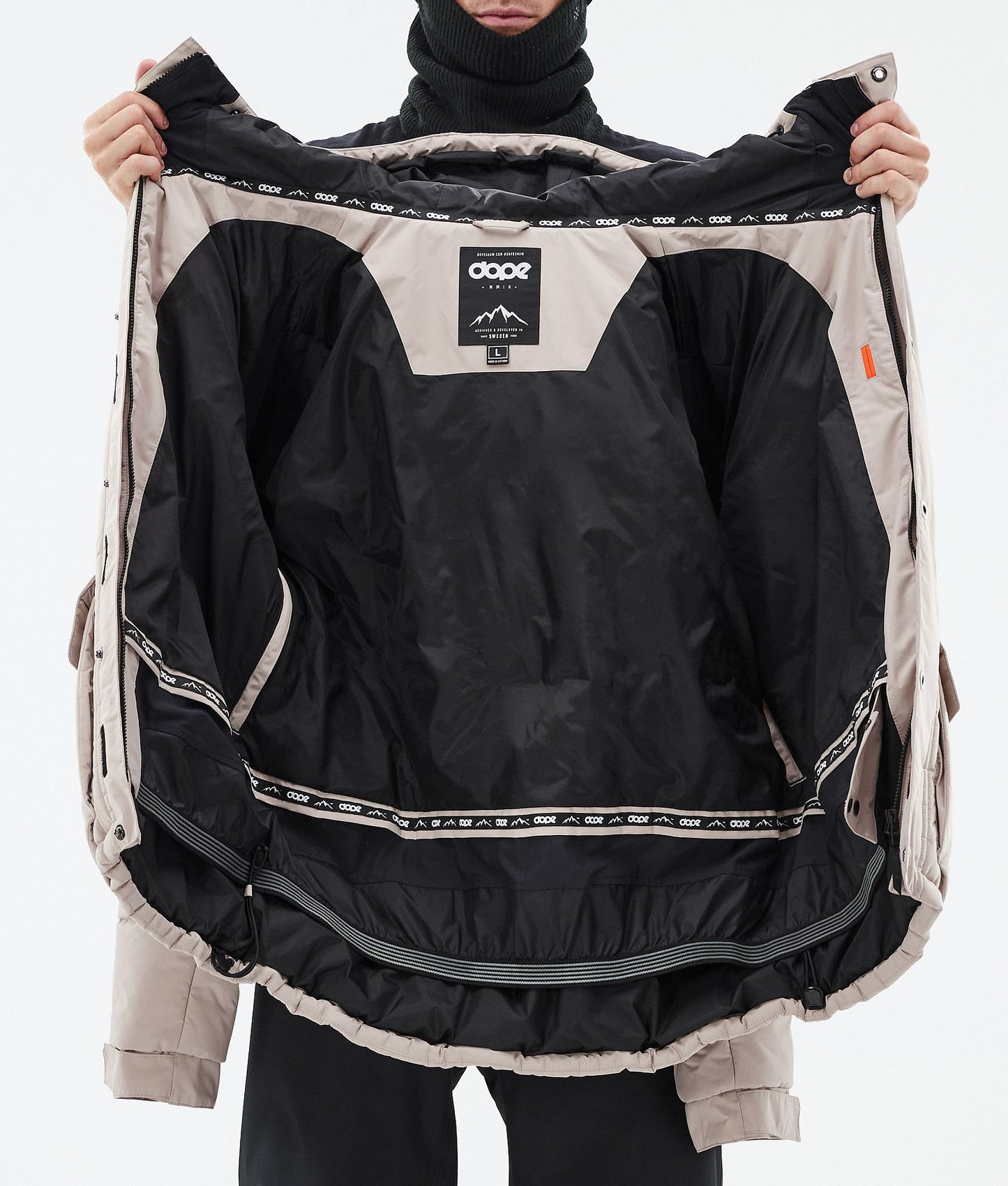 Snowboard Jacket Men Sand