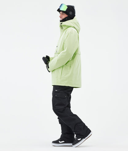 Snowboard Jacket Men Faded Neon