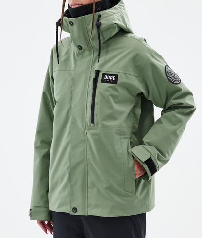 Snowboard Jacket Women Moss Green