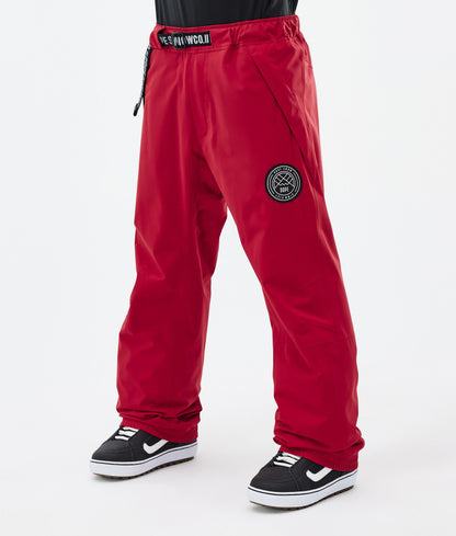 Snowboard Pants Men Deep Red