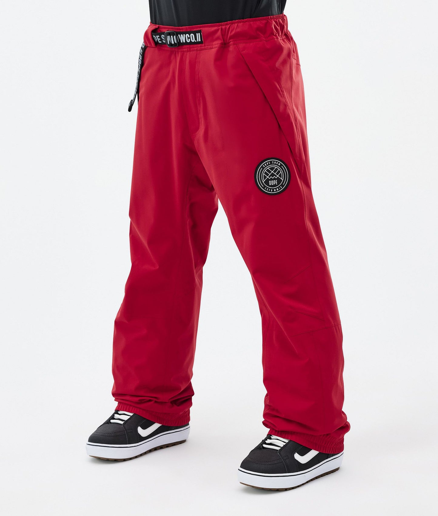 Snowboard Pants Men Spray Black Red