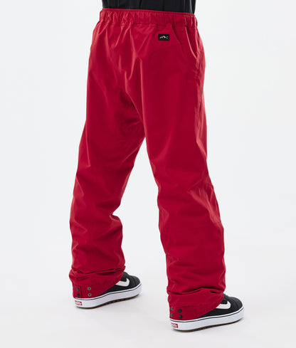 Snowboard Pants Men Deep Red