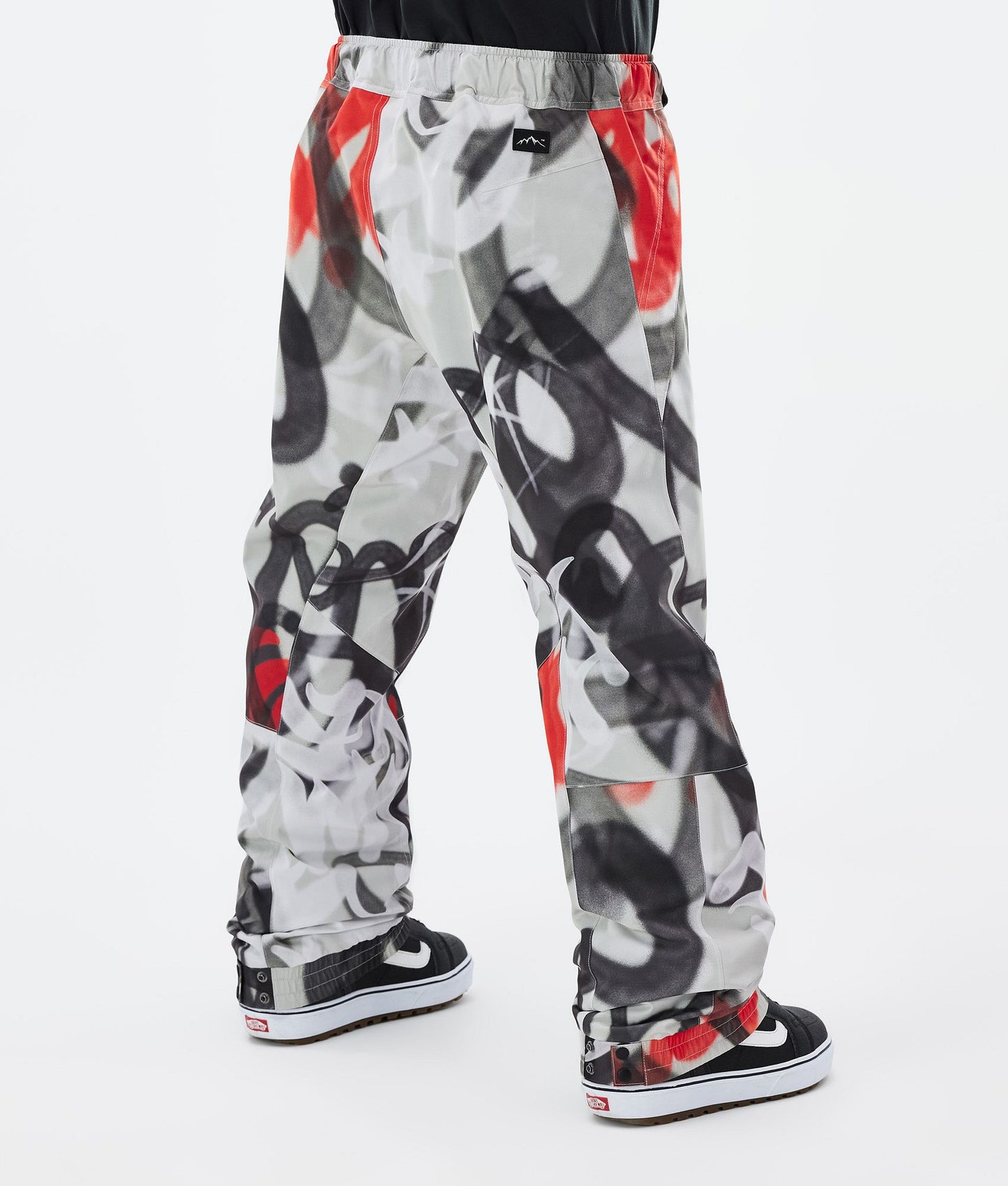 Snowboard Pants Men Spray Black Red