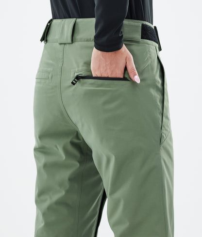 Snowboard Pants Women Moss Green