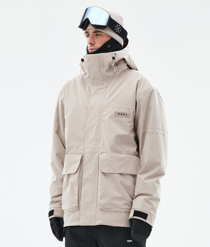 Snowboard Jacket Men Sand
