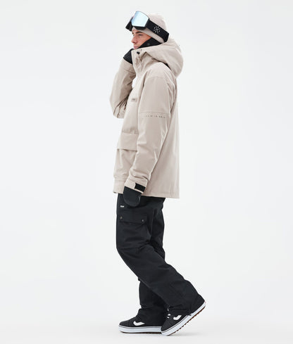 Snowboard Jacket Men Sand