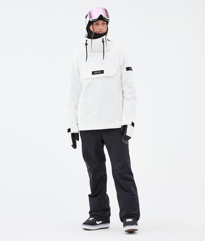 Snowboard Jacket Women Portrait Whitish