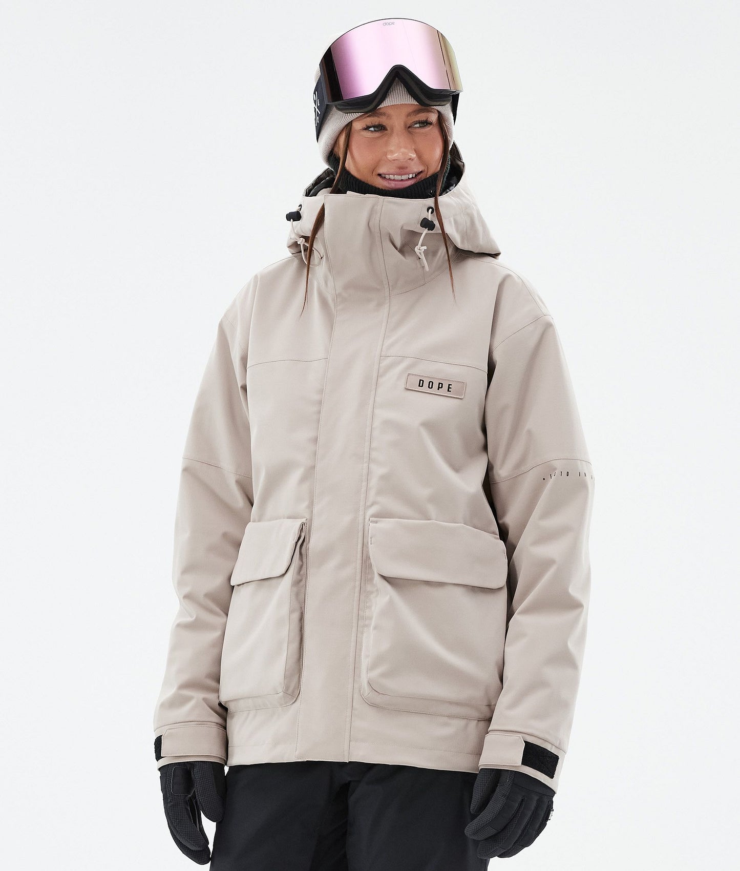 Snowboard Jacket Women Whitish