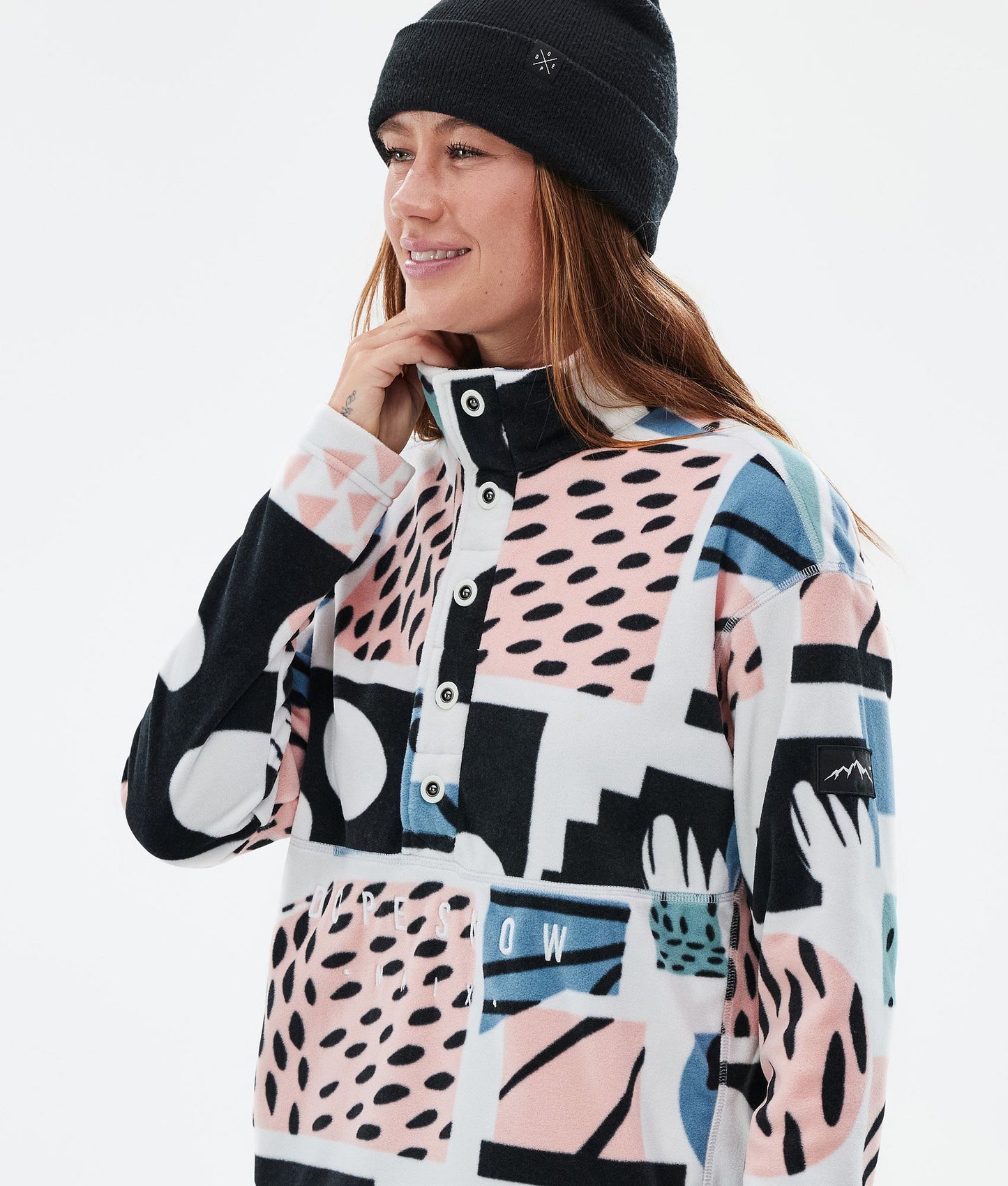 Fleece Sweater Women Melon