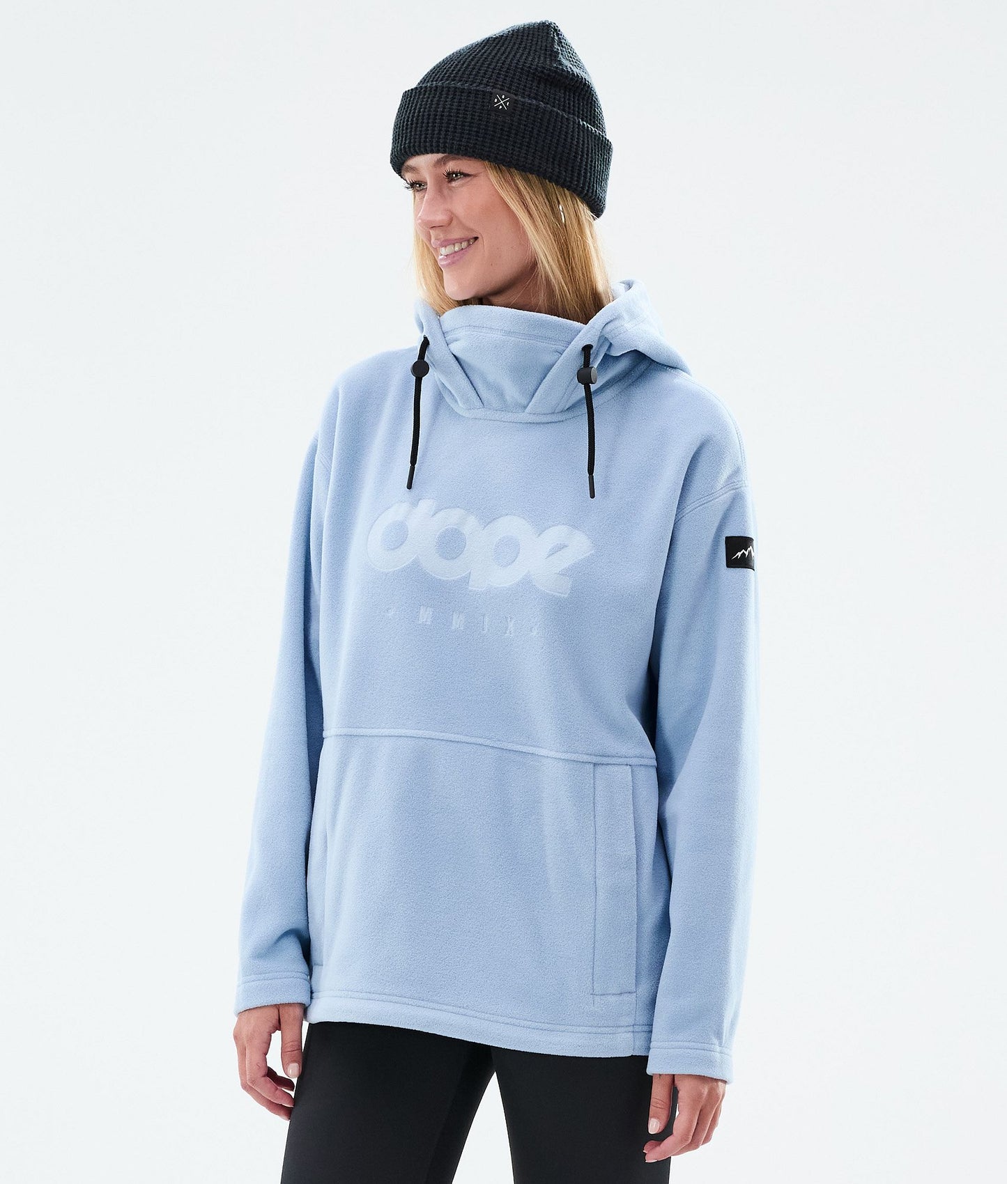 Fleece Hoodie Women Faded Green