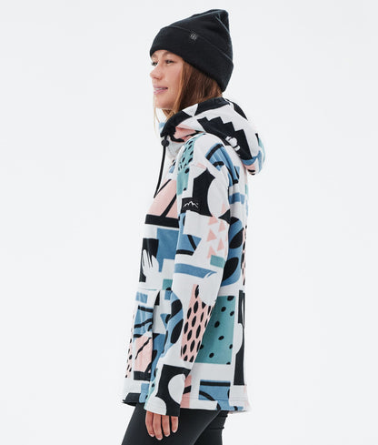 Fleece Hoodie Women Melon