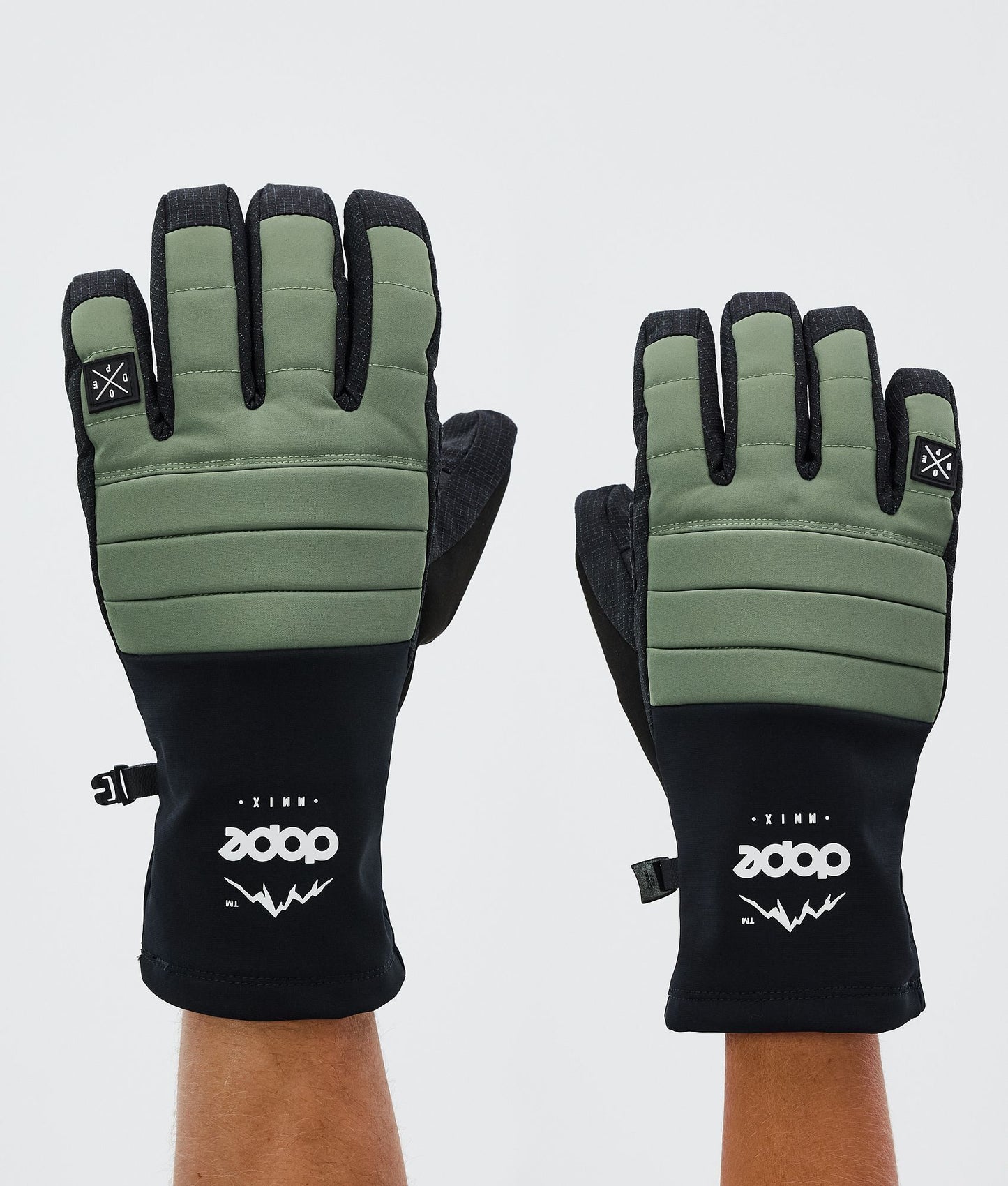 Ski Gloves Faded Green
