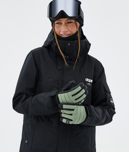 Ski Gloves Moss Green