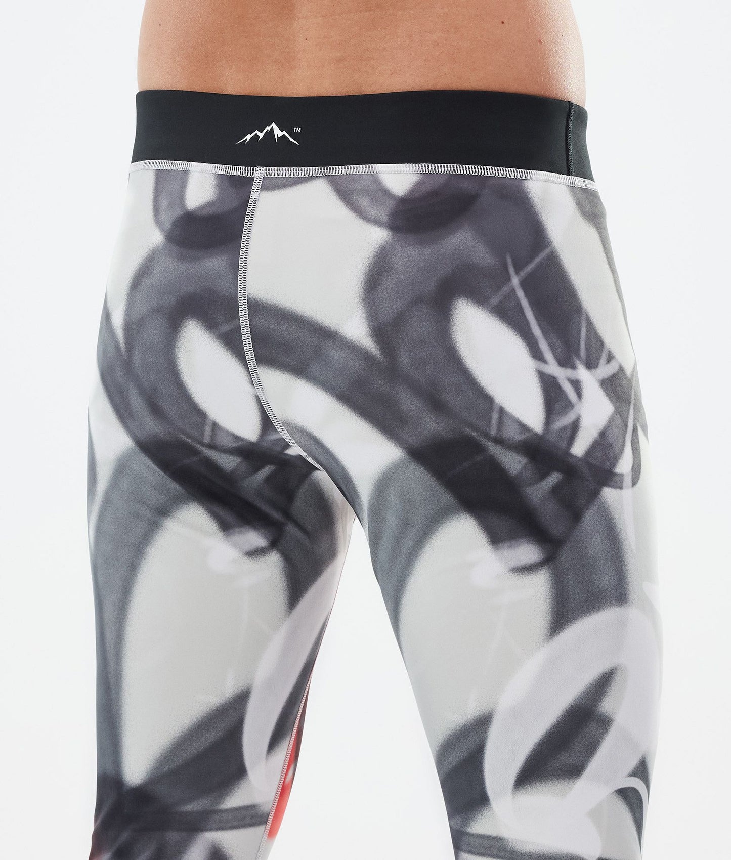 Base Layer Pant Men 2X-Up Spray Black Red