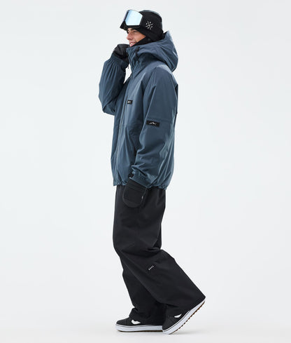 Snowboard Jacket Men Metal Blue