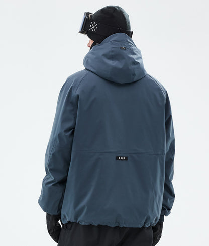 Snowboard Jacket Men Metal Blue