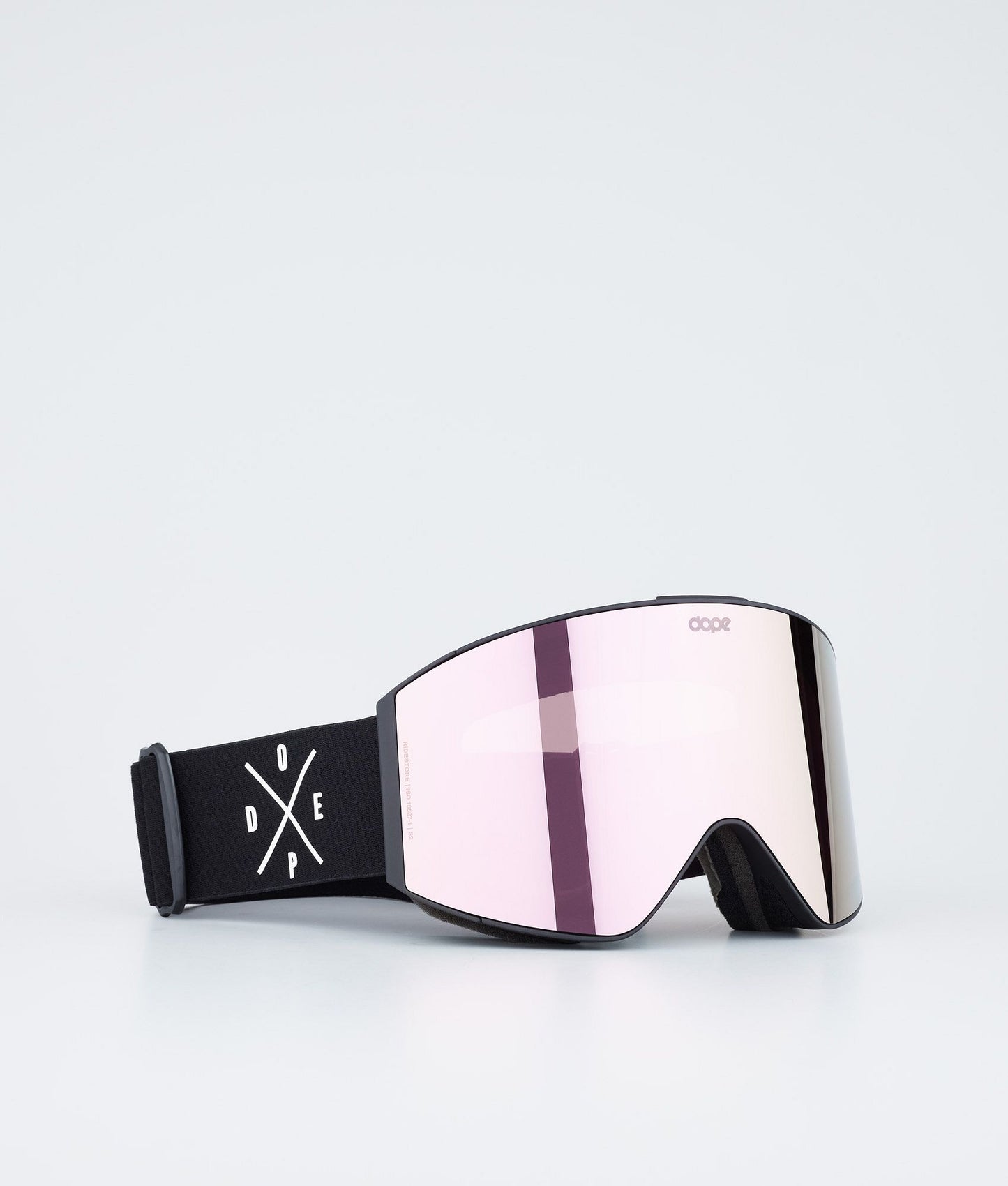 Ski Goggles White/Blue Mirror