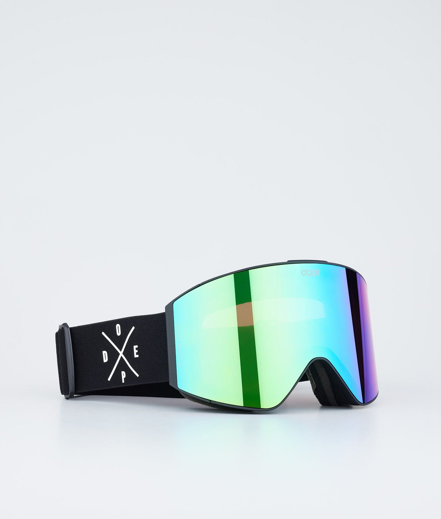Ski Goggles White/Red Mirror